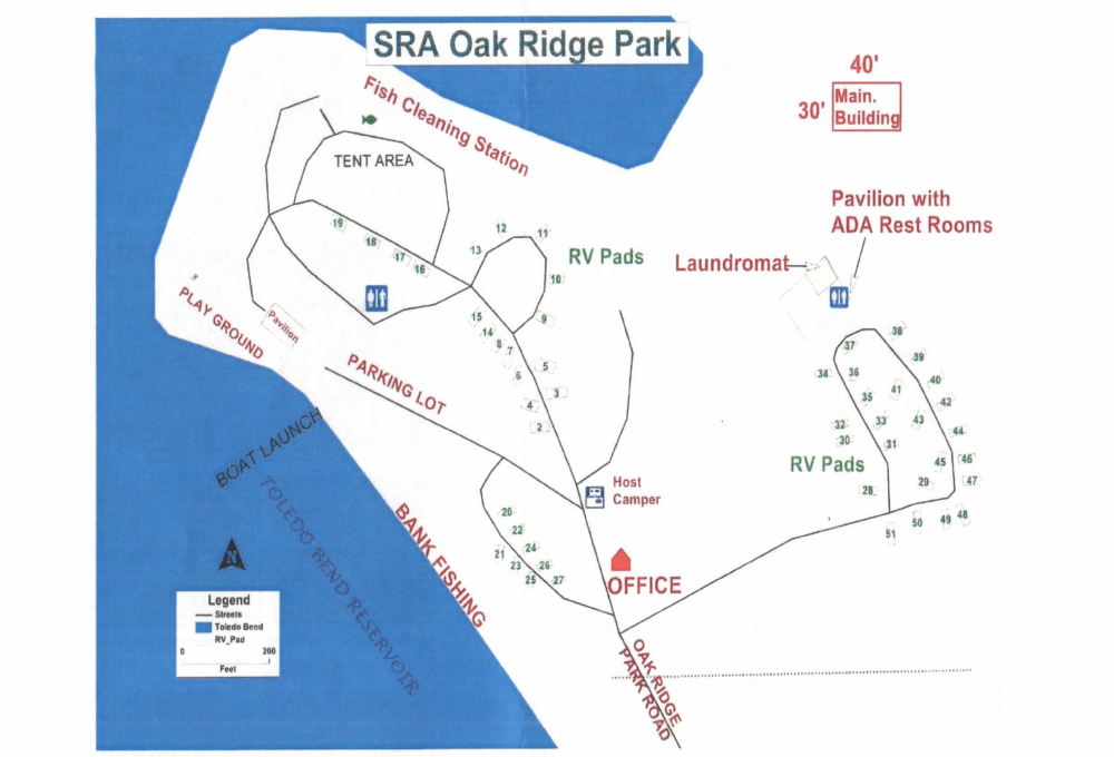 Oak Ridge Park - SRA - Mansfield, Louisiana - glamping.directory