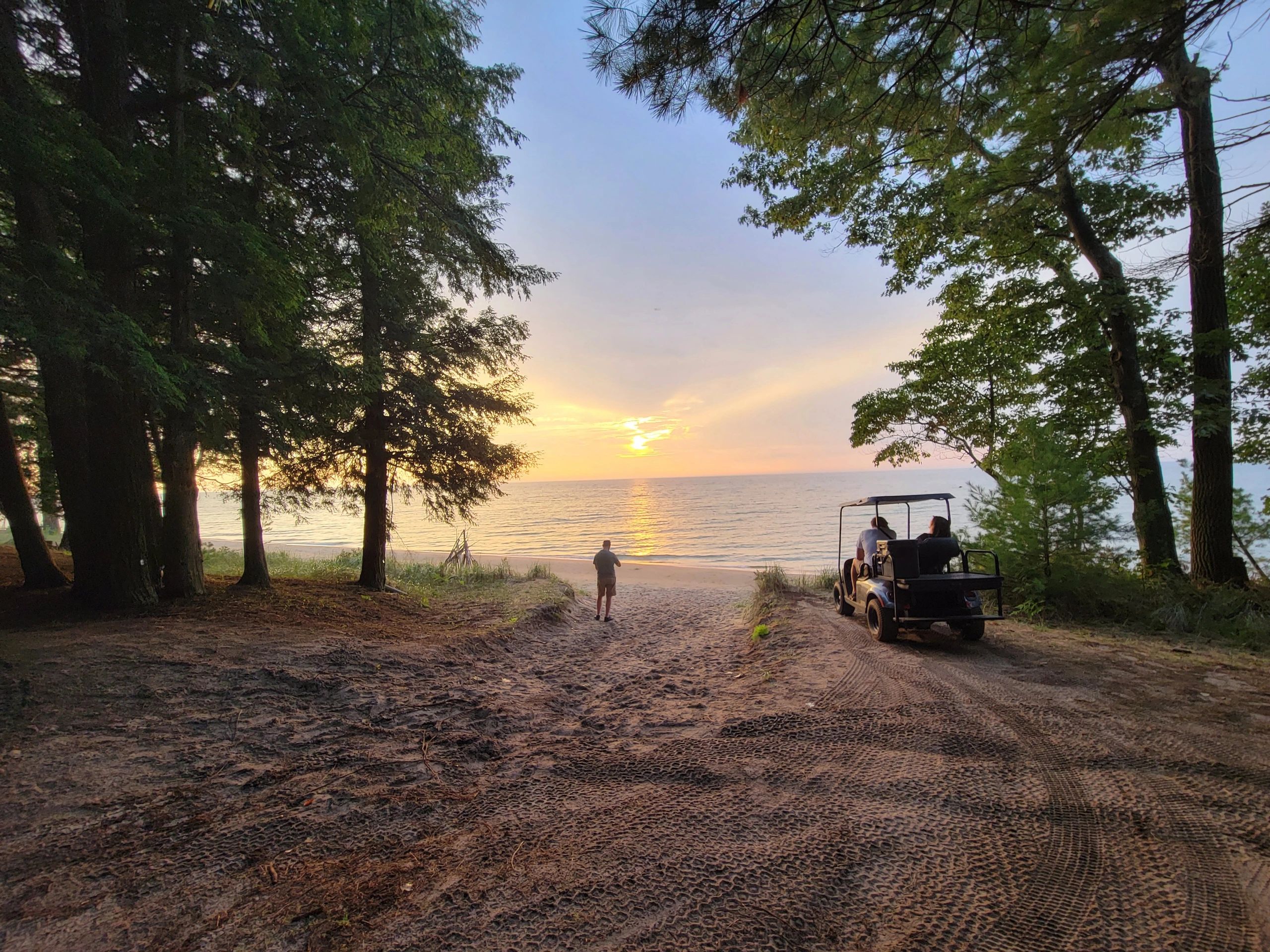 The Woodland Shores RV Resort - Mears, Michigan - glamping.directory