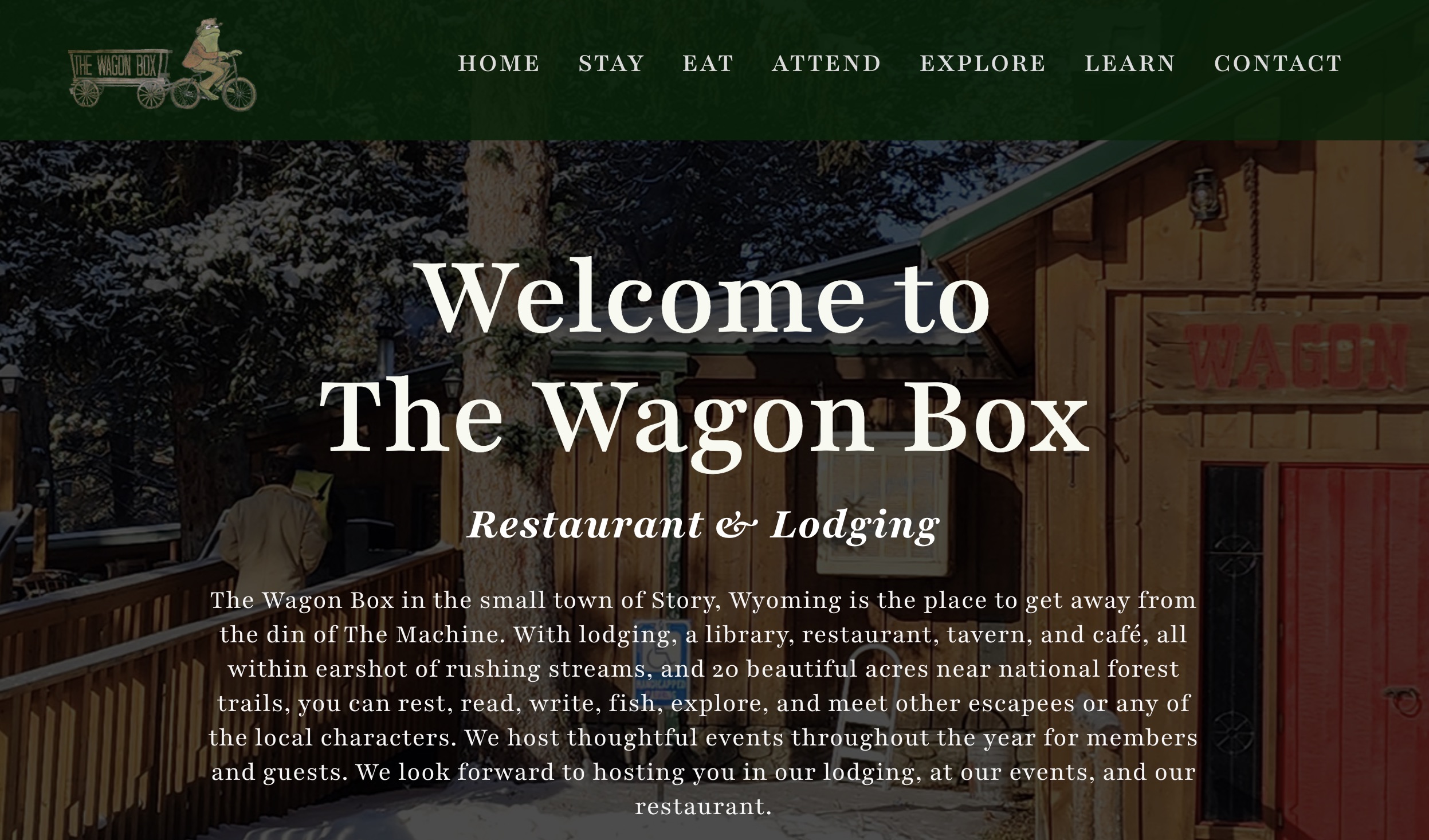 Wagon Box Inn Restaurant & Cabins - Story, Wyoming - glamping.directory