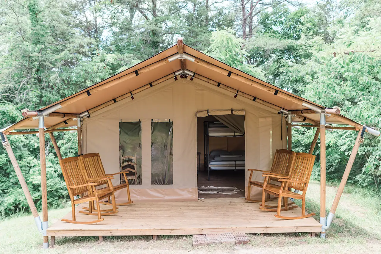 GlampKnox Canvas Campground - Knoxville, Tennessee - glamping.directory