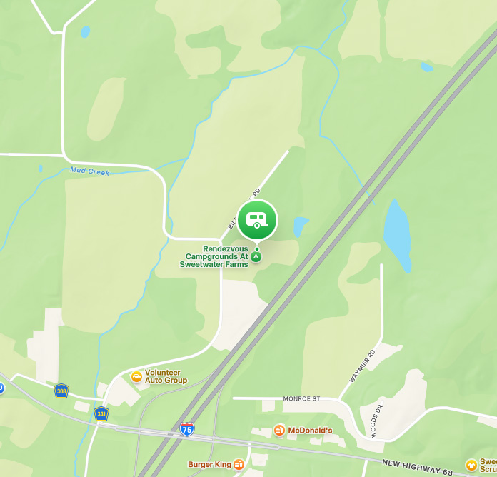 Sweetwater Farms RV Park - Sweetwater, Tennessee - glamping.directory