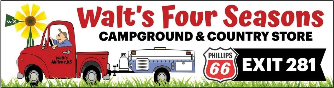 Walt's Four Seasons Campground & Country Store - Abilene, Kansas - glamping.directory