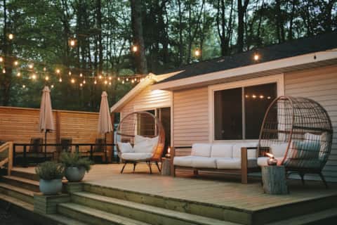 The Aqua Dock - Irons, Michigan - glamping.directory
