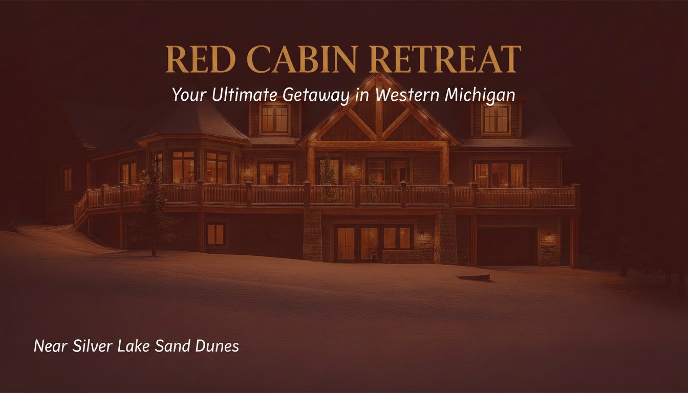 Red Cabin Retreat - Mears, Michigan - glamping.directory