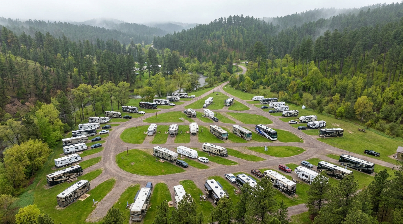 Rush No More Campground / Mount RushMore - Sturgis, South Dakota - glamping.directory