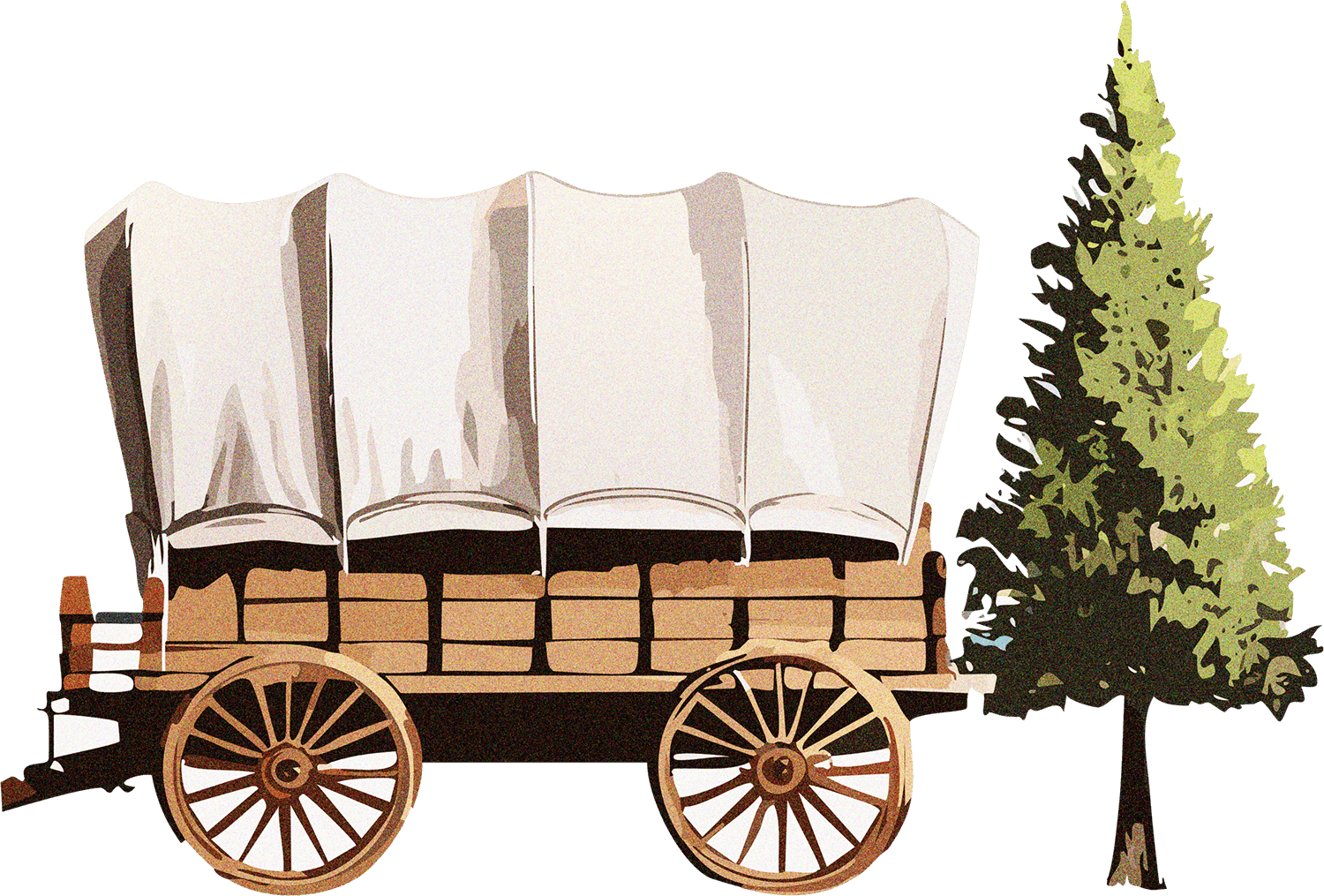 Catskill Conestoga Wagon Outpost - Roscoe, New York - glamping.directory