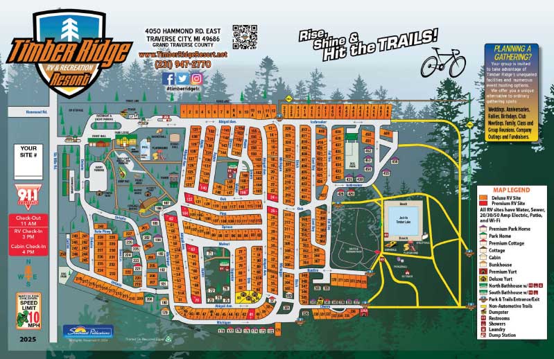 Timber Ridge RV & Recreation Resort - Traverse City, Michigan - glamping.directory