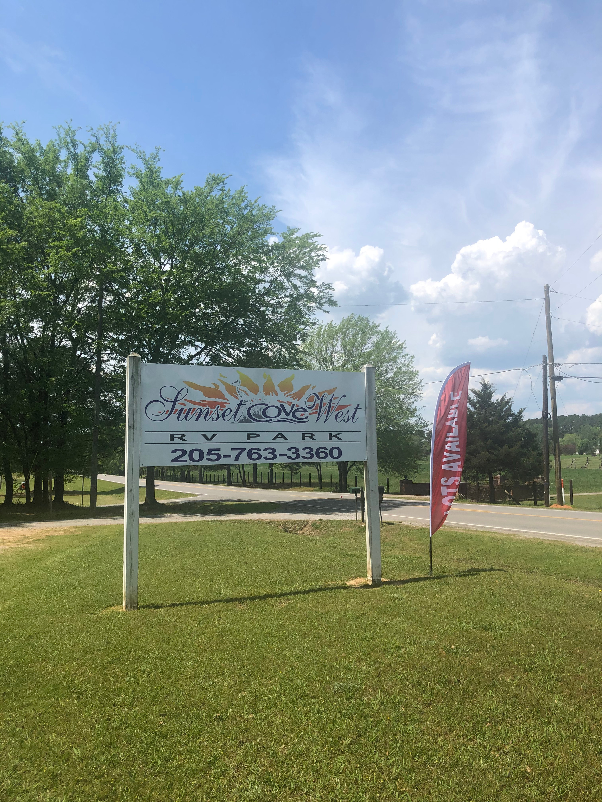 Sunset Cove West formerly Blue Eye Point RV Park - Lincoln, Alabama - glamping.directory