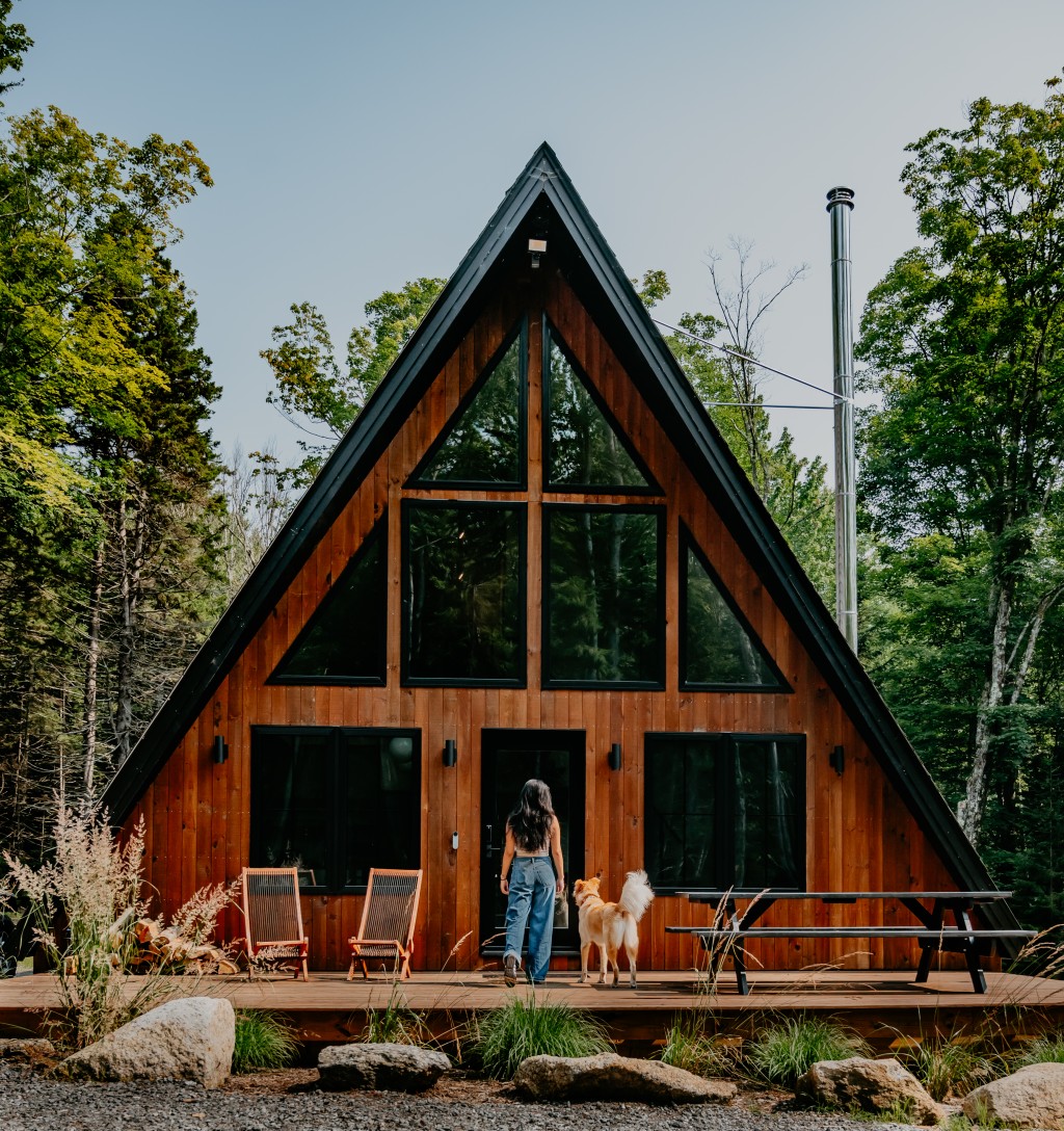 The Chal-A: A-frame in Vermont - Stratton, Vermont - glamping.directory