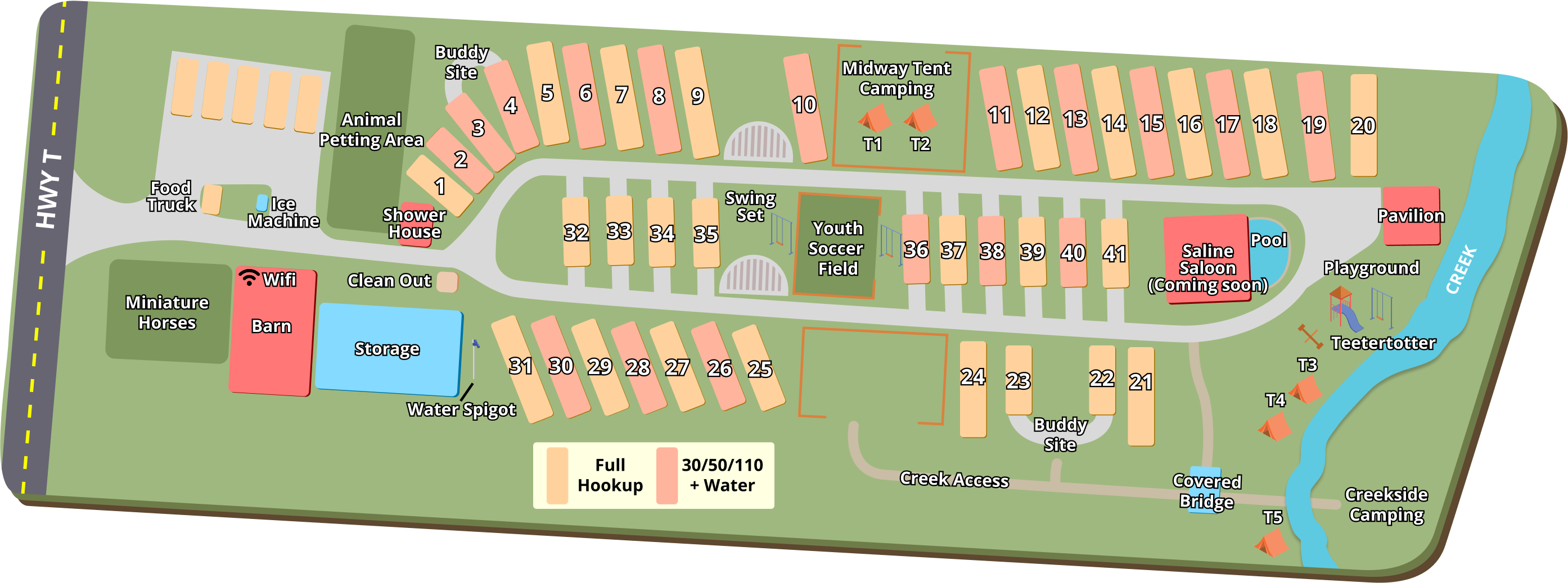 Saline Creek RV Park & Campground - Perryville, Missouri - glamping.directory