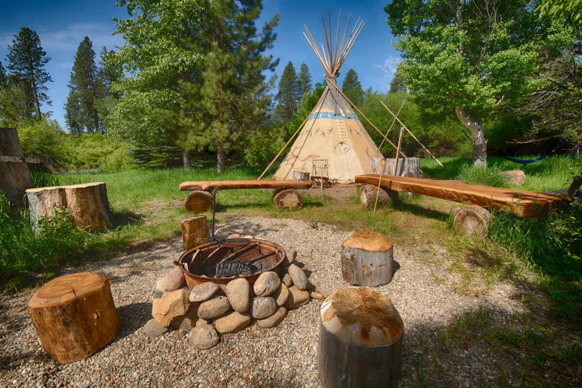 Teepees by the River - Garden Valley, Idaho - glamping.directory