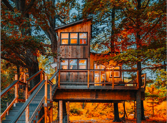 Treehouse & Barn Loft at Bluebird Farm CT - Willington, Connecticut - glamping.directory