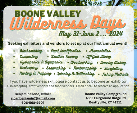Boone Valley Campground - Beattyville, Kentucky - glamping.directory