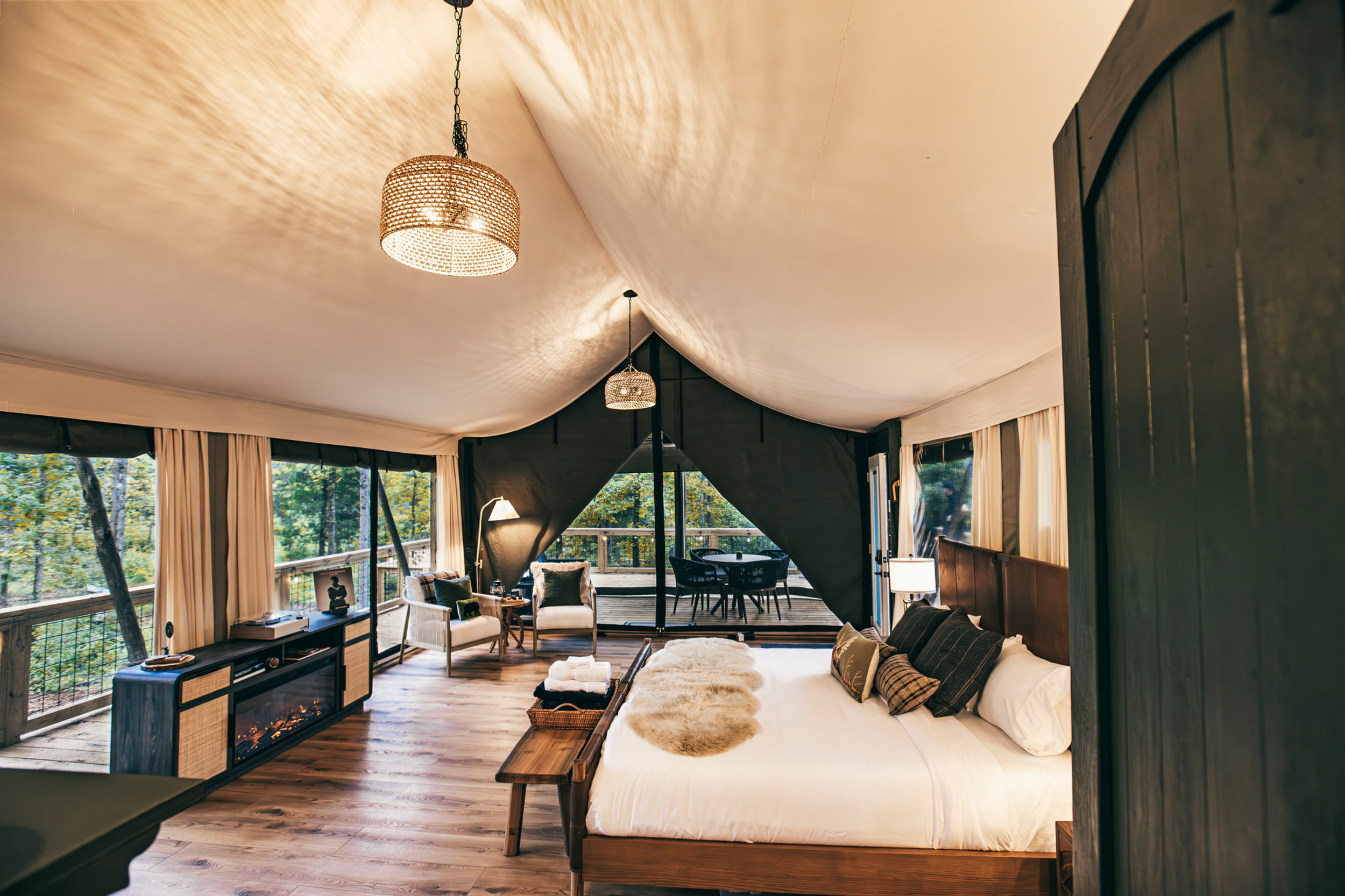 Wheat Creek Outpost - Glamping & Events - Mill Spring, North Carolina - glamping.directory
