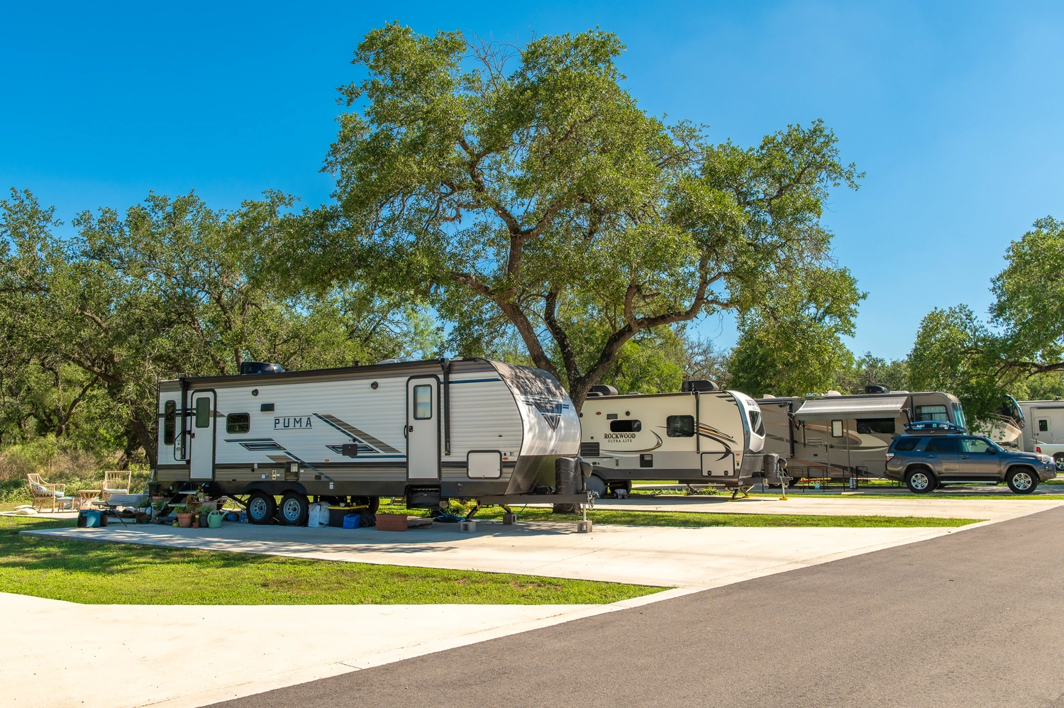 Treeside RV Resort - New Braunfels, Texas - glamping.directory