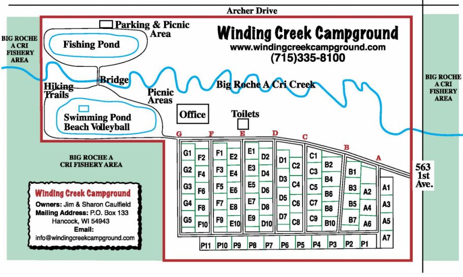 Winding Creek Campground - Hancock, Wisconsin - glamping.directory