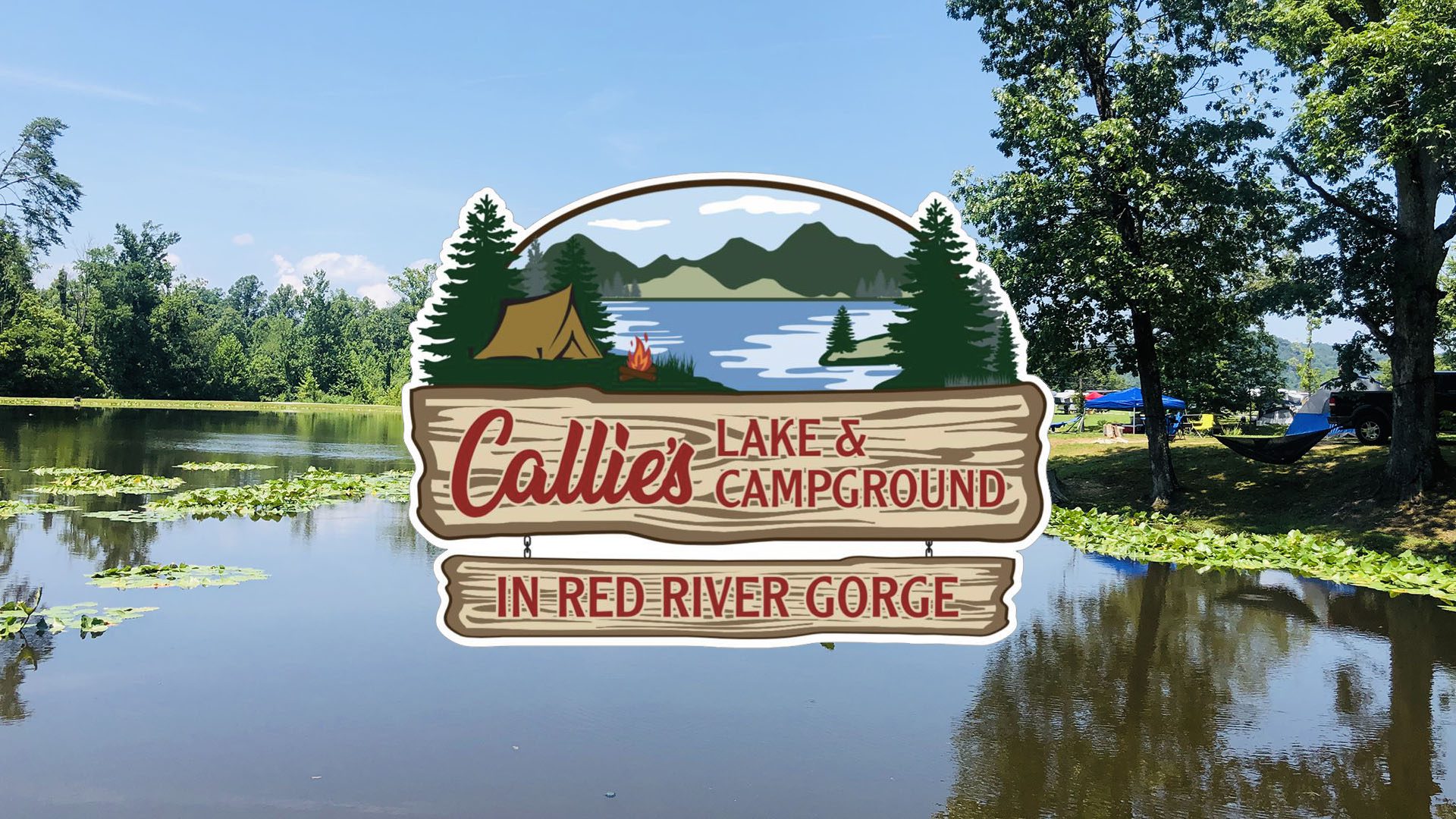 Callies Lake And Campground in Red River Gorge - Stanton, Kentucky - glamping.directory