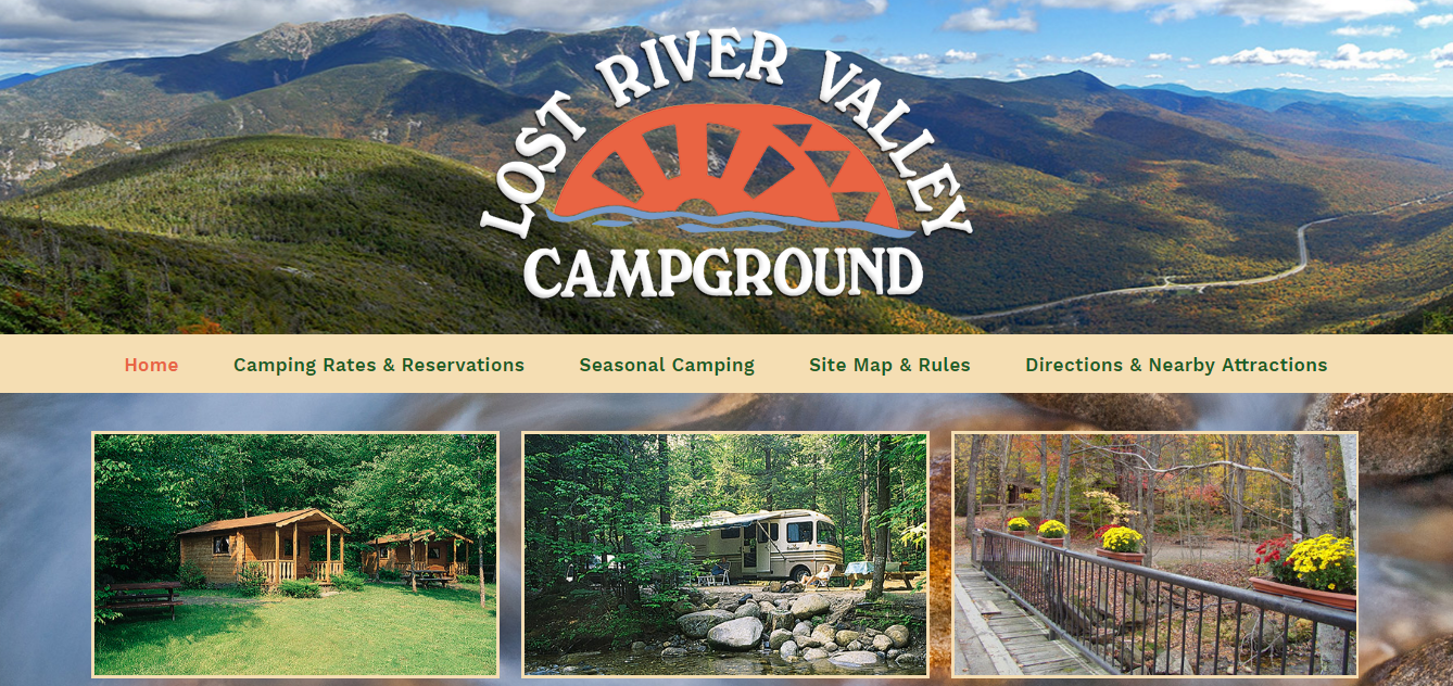 Lost River Valley Campground - North Woodstock, New Hampshire - glamping.directory