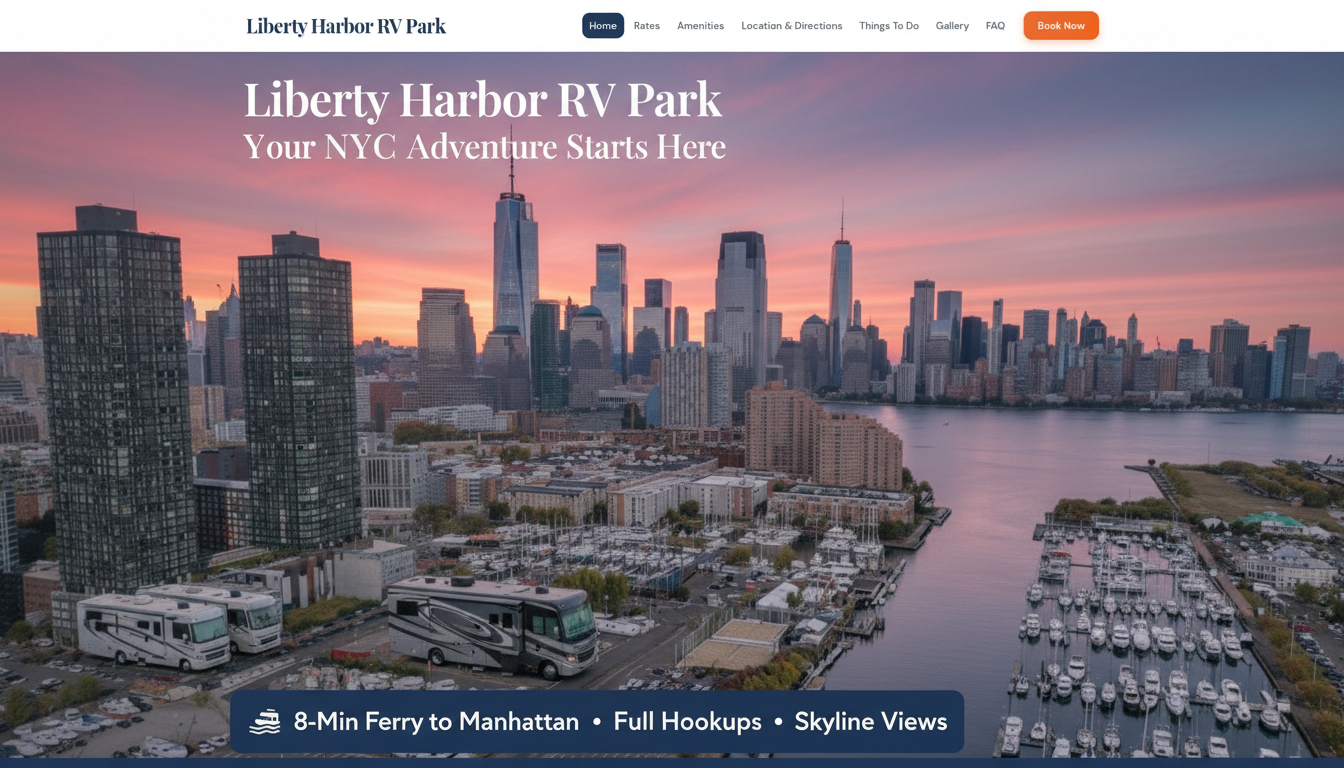 Liberty Harbor RV Park - Jersey City, New Jersey - glamping.directory