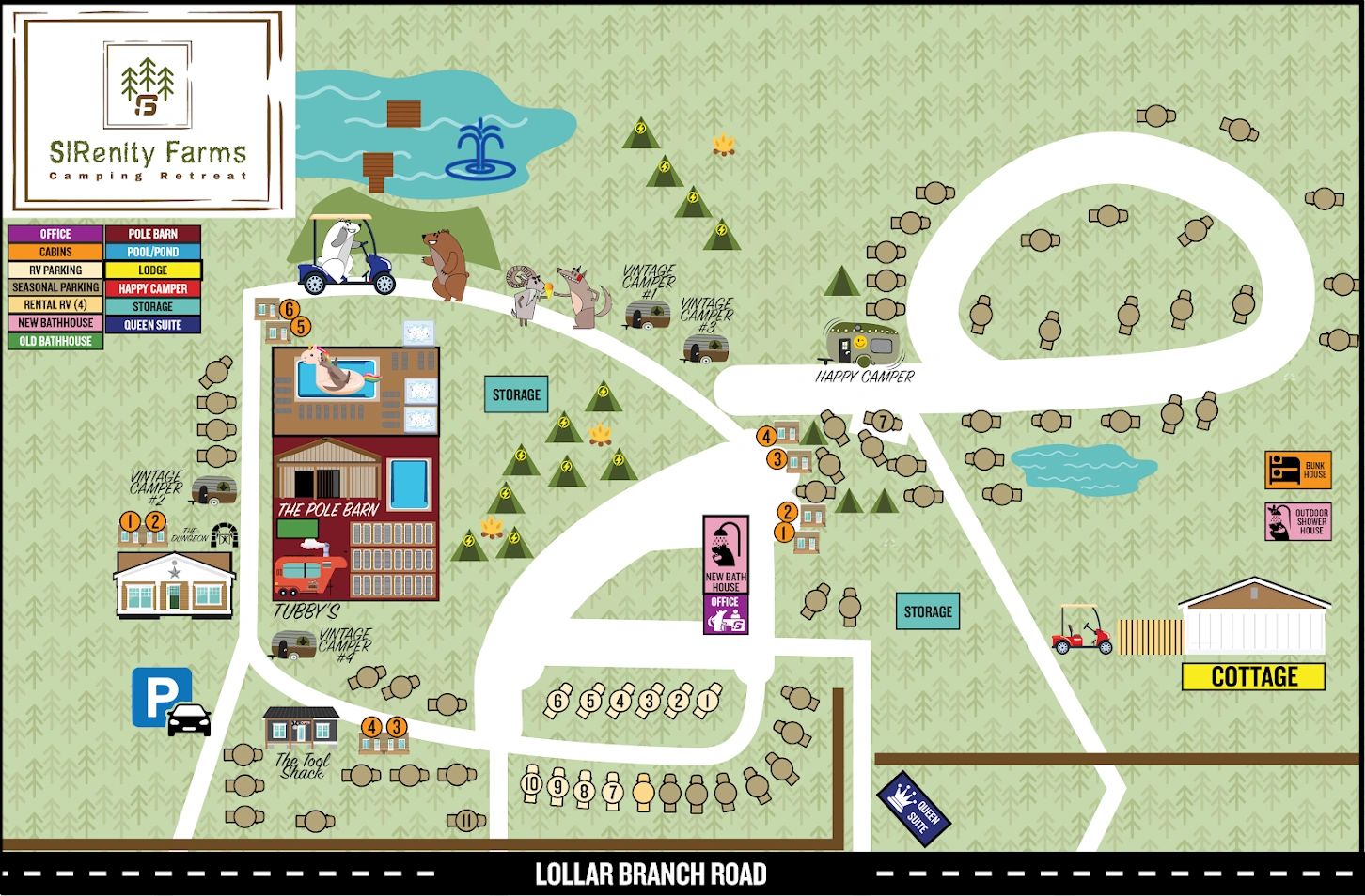 SIRenity Farms Campground - Sullivan, Missouri - glamping.directory