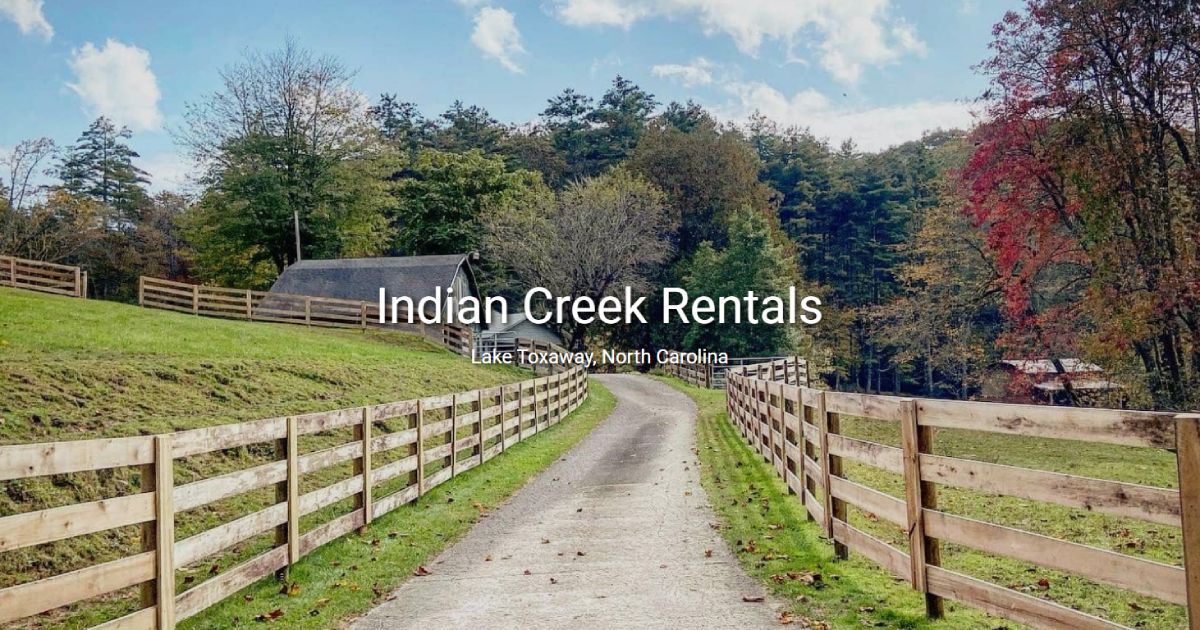 Indian Creek Rentals LLC - Lake Toxaway, North Carolina - glamping.directory