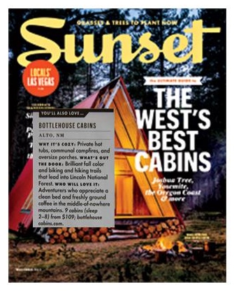 Bottlehouse Cabins - Alto, New Mexico - glamping.directory