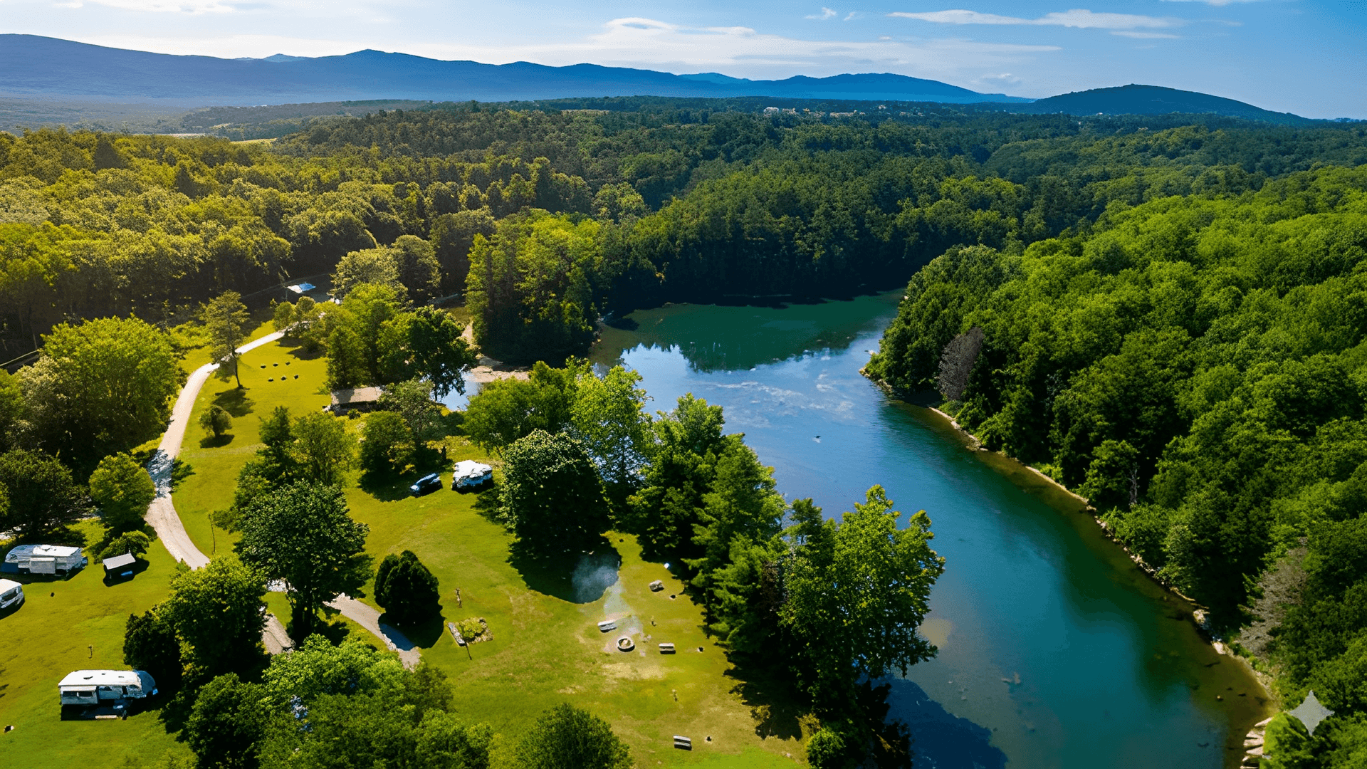 Rivers Bend Campground - New Haven, Vermont - glamping.directory