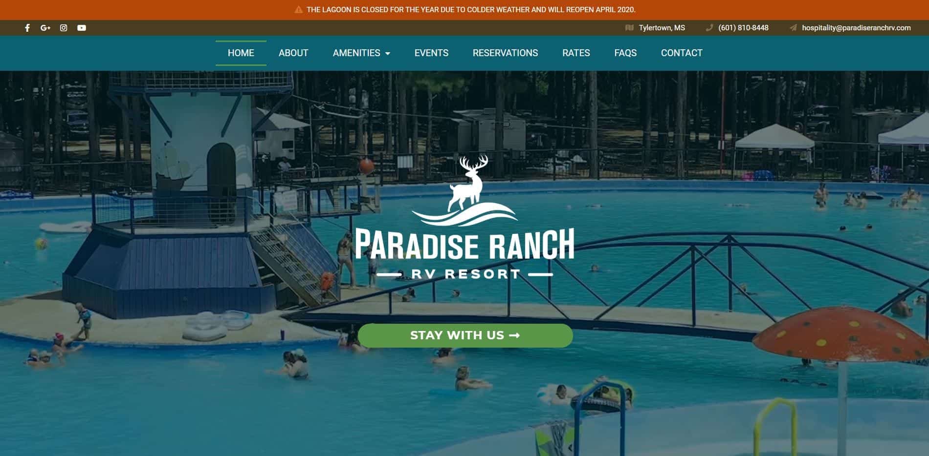 Paradise Ranch RV Resort - Tylertown, Mississippi - glamping.directory
