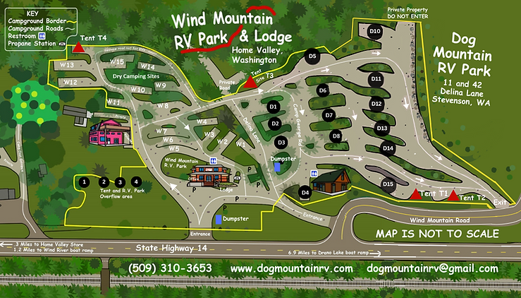 Dog Mountain RV Park - Stevenson, Washington - glamping.directory