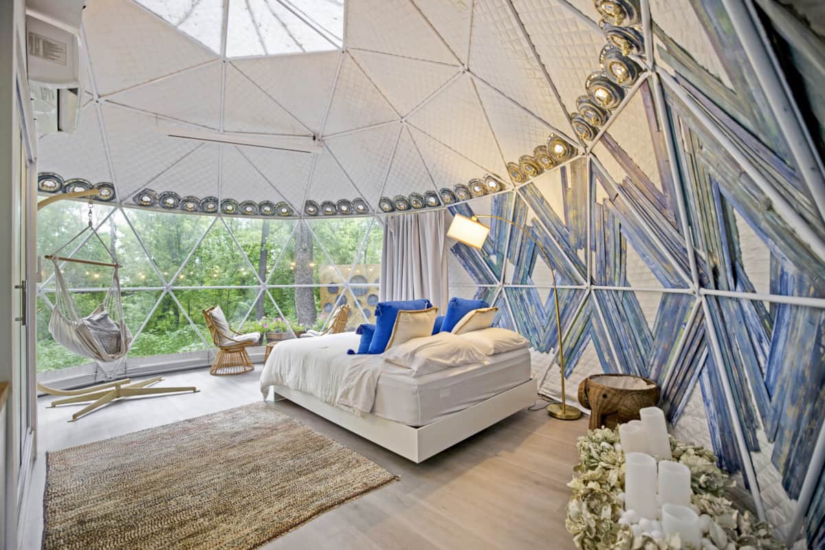 Luxe & Picturesque Dome Haven ~ Hot Tub ~ Glamping - US, Virginia - glamping.directory
