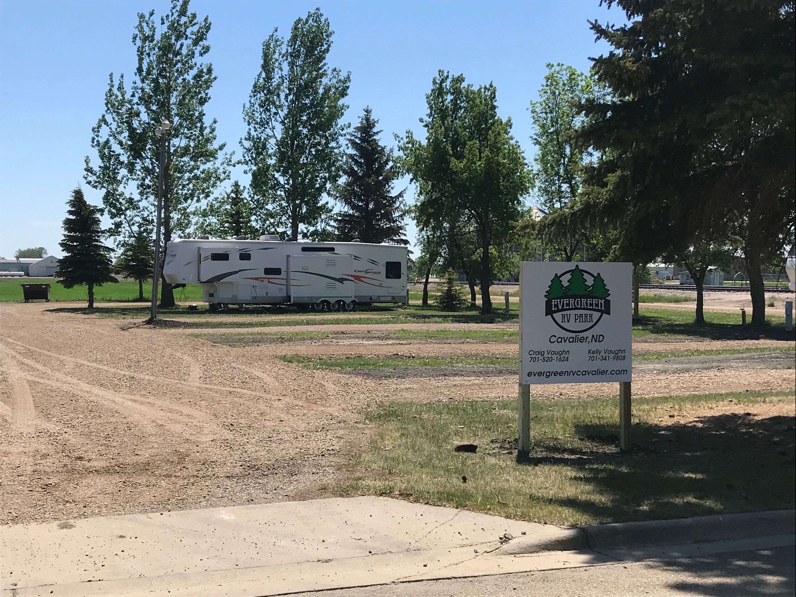 Evergreen RV Park - Cavalier, North Dakota - glamping.directory