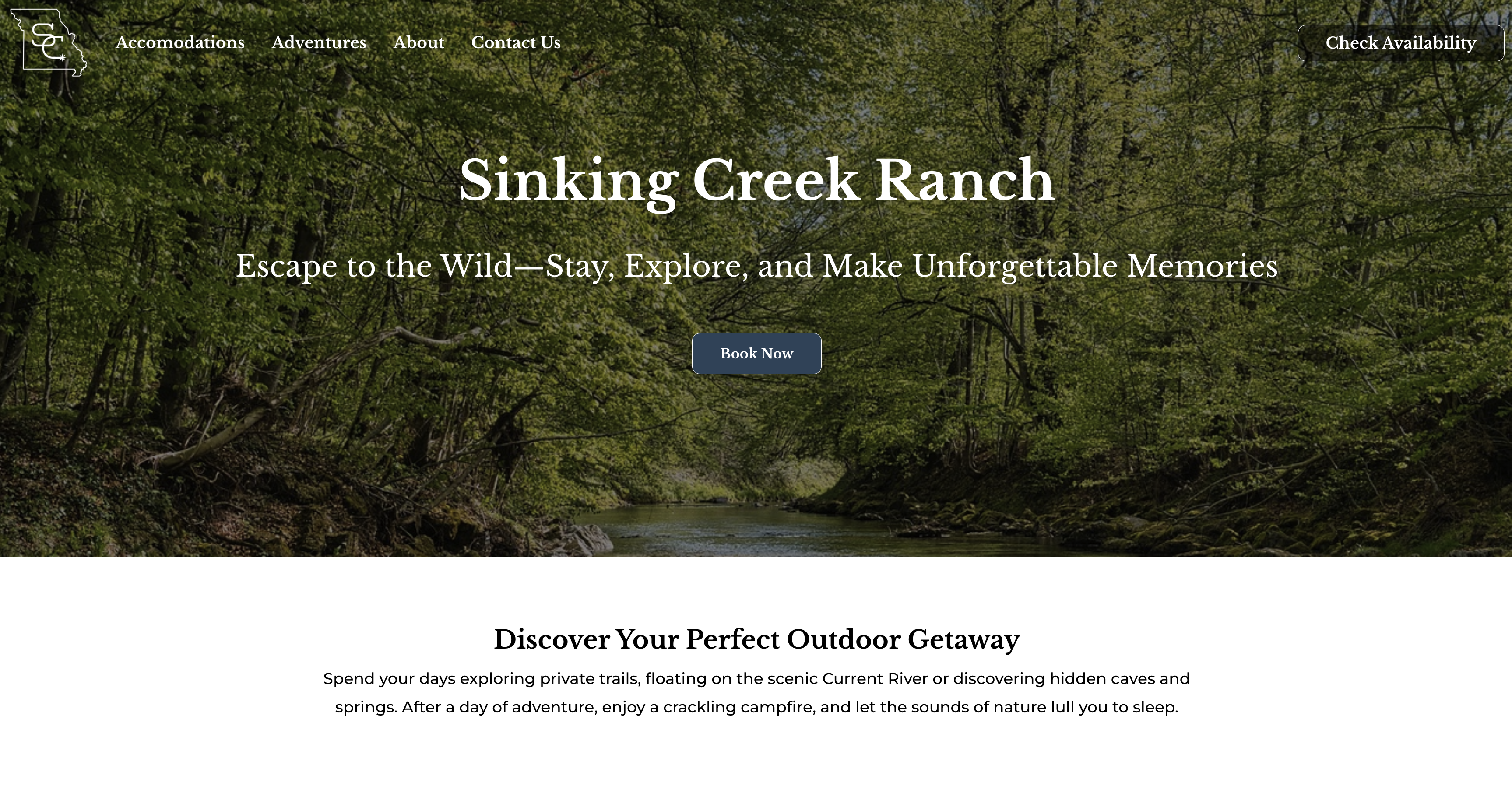 Sinking Creek Ranch - Bunker, Missouri - glamping.directory