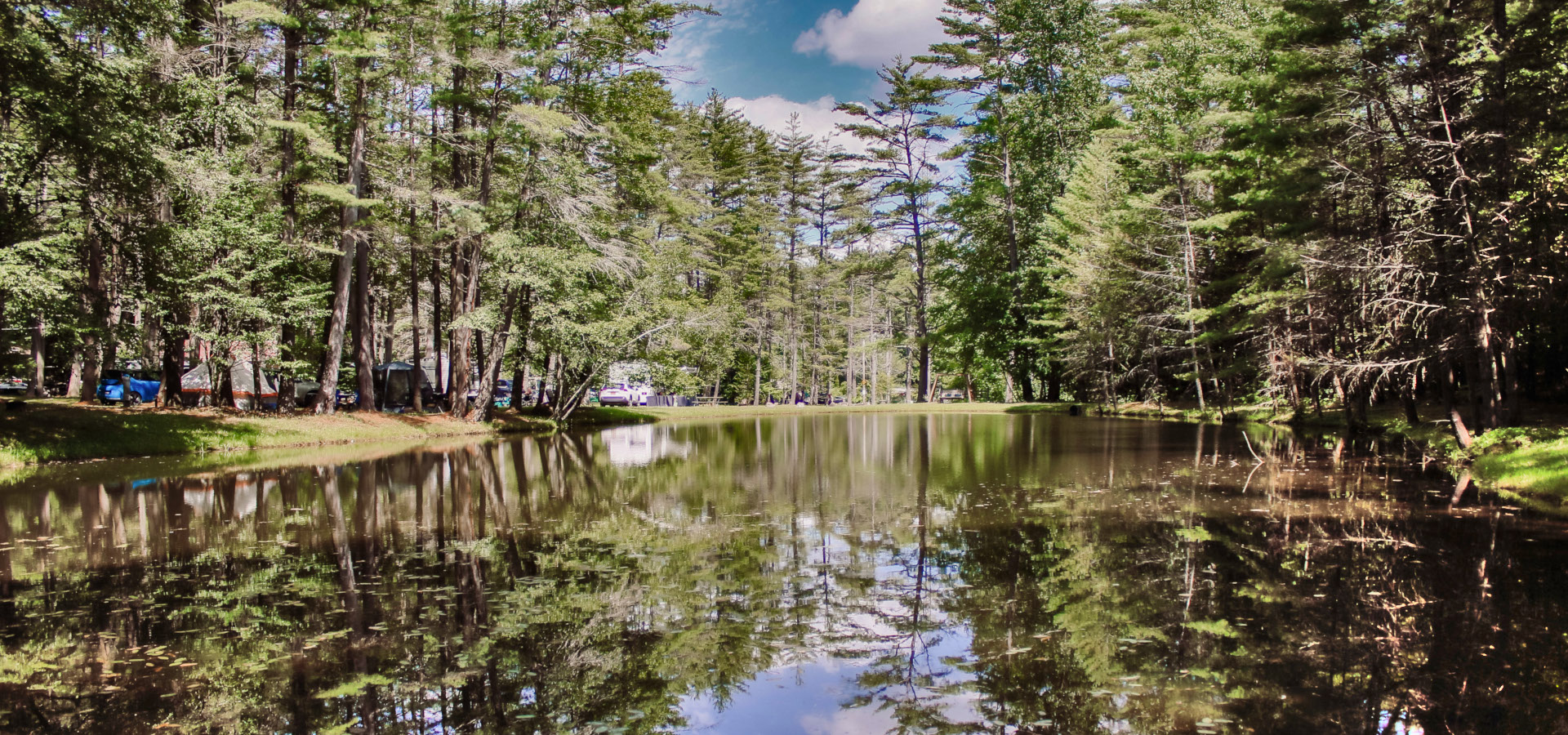Whispering Pines Campsites & RV Park - Greenfield Center, New York - glamping.directory