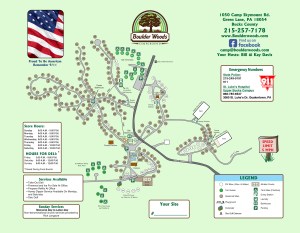 Boulder Woods Campground - Green Lane, Pennsylvania - glamping.directory
