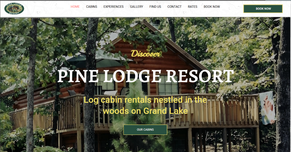 Pine Lodge Resort - Afton, Oklahoma - glamping.directory