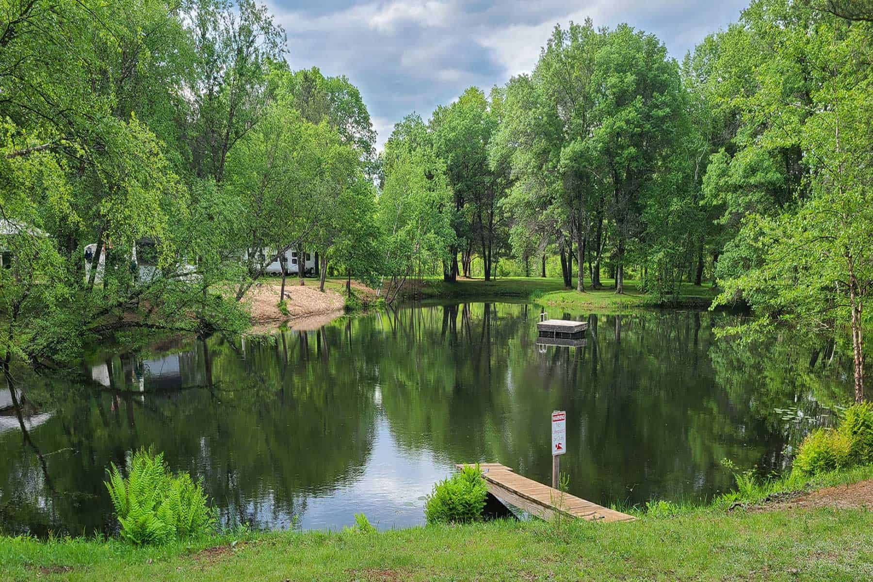 Winding River Campground - New Lisbon, Wisconsin - glamping.directory