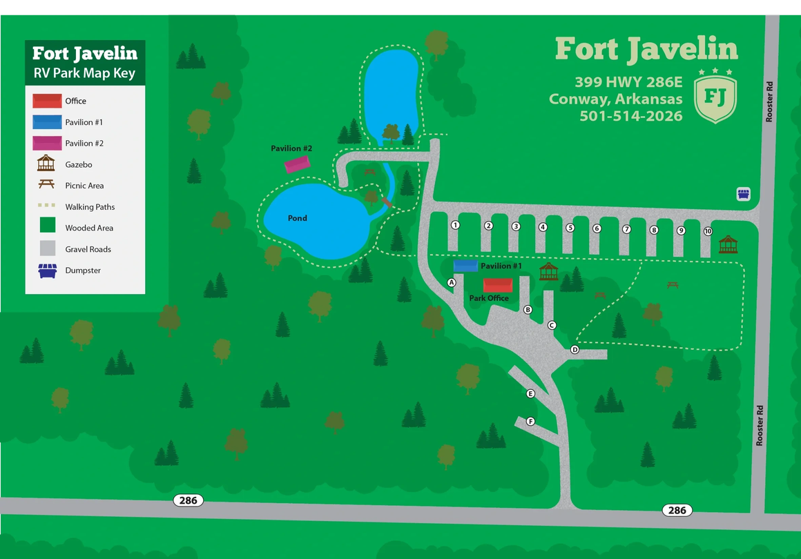Fort Javelin RV Park - Conway, Arkansas - glamping.directory