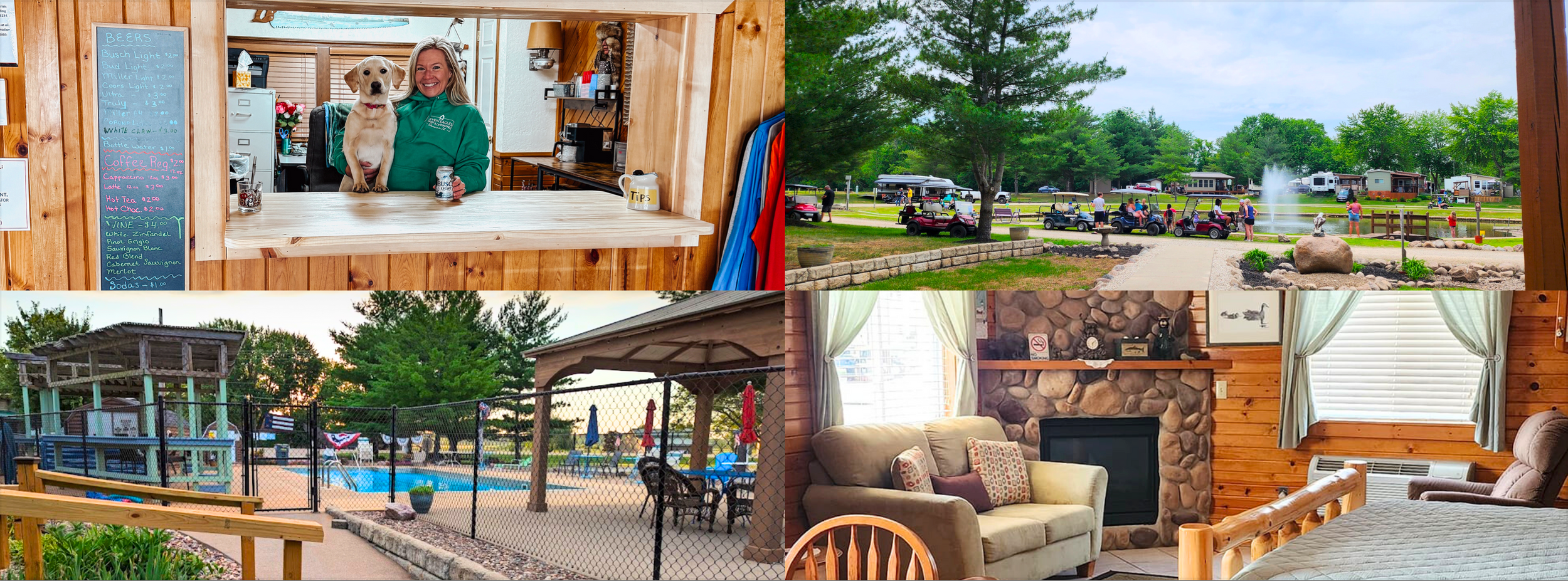 Seven Eagles Resort & Campground - Savanna, Illinois - glamping.directory
