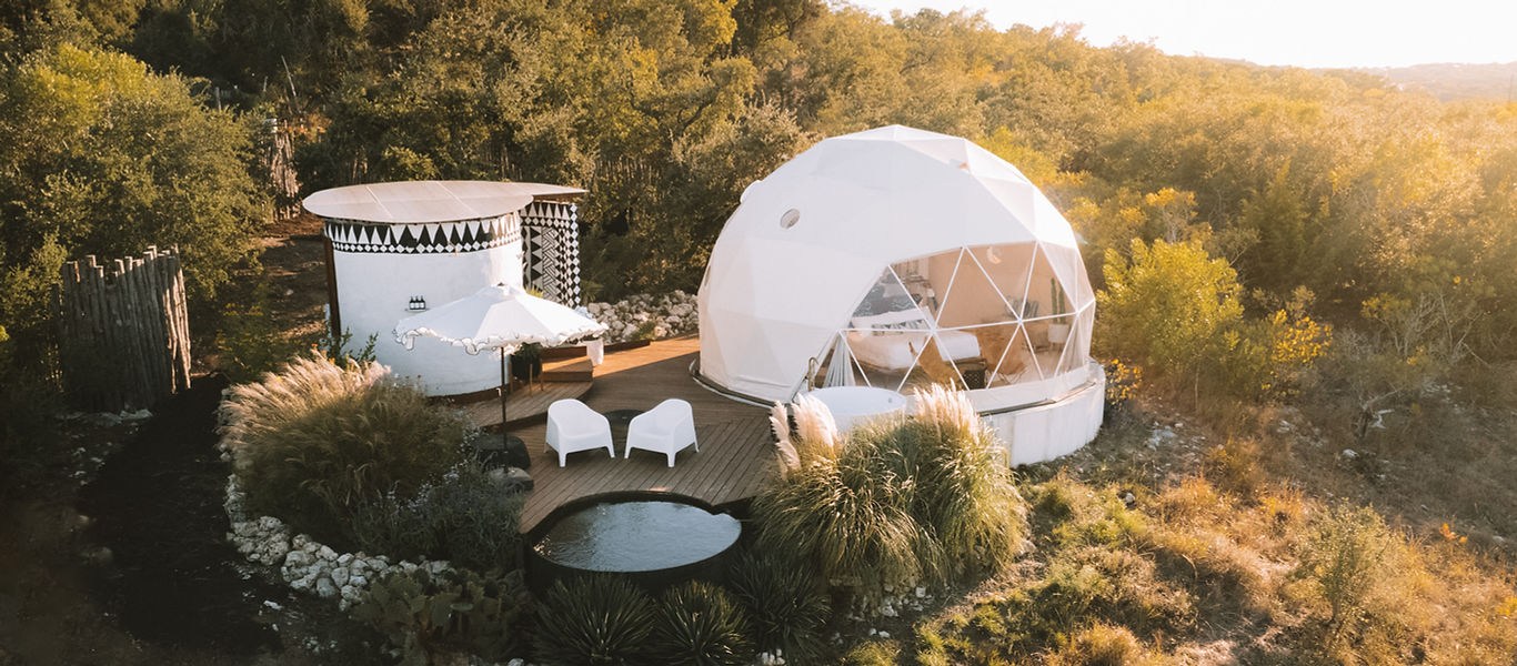The Disco Domes - Fischer, Texas - glamping.directory