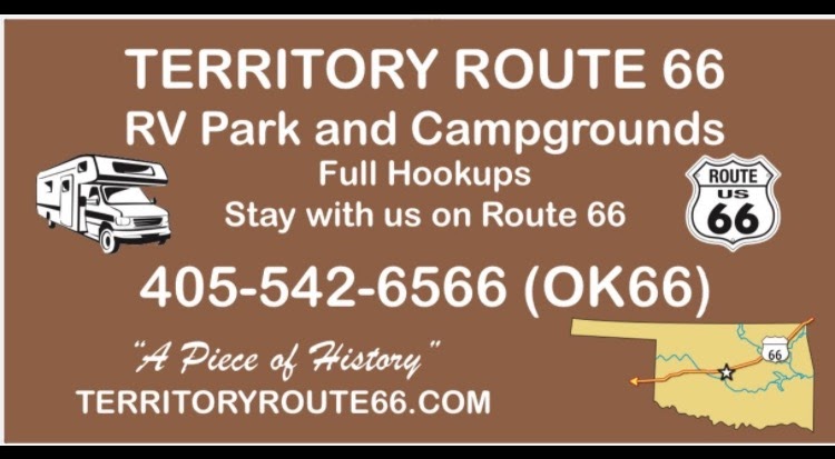 Territory Route 66 RV Park & Campgrounds, Take Exit 101, Hinton, Oklahoma - Hinton, Oklahoma - glamping.directory