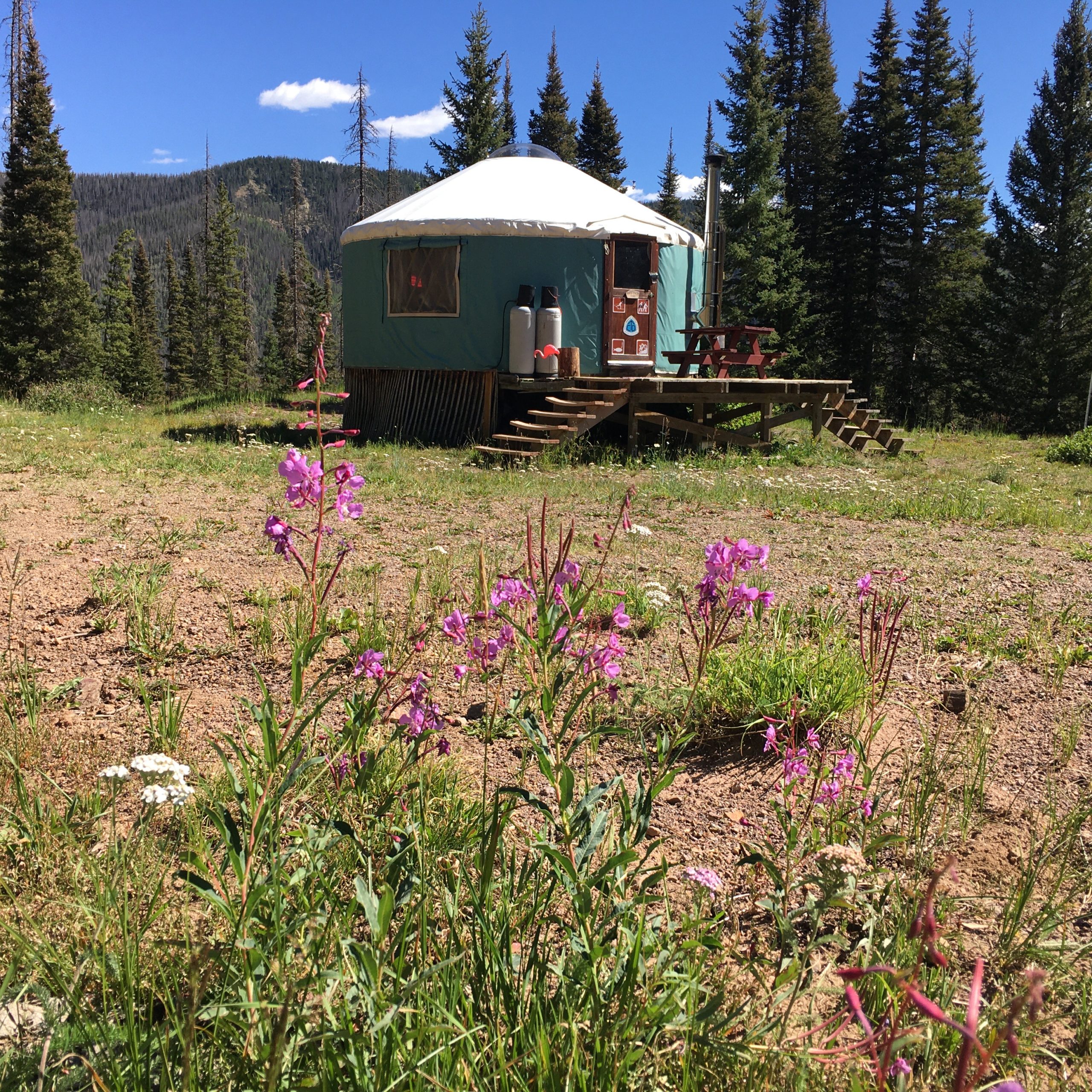 Wolf Creek Backcountry's Pass Creek Yurt - Pagosa Springs, Colorado - glamping.directory