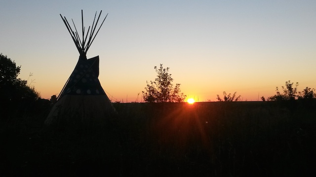 Tipi Camp at Walking Stick Adventures - Williamsburg, Iowa - glamping.directory