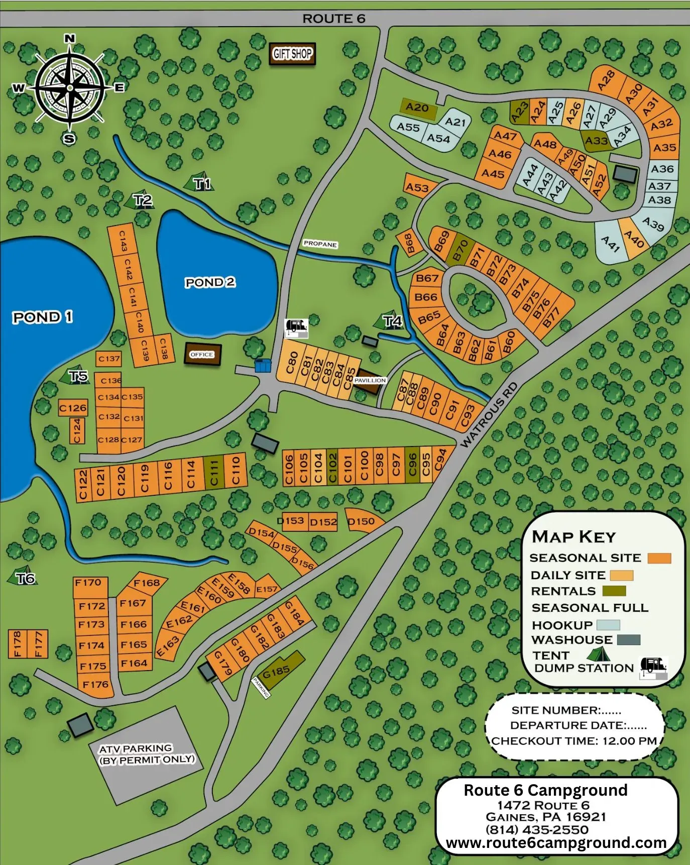 Route 6 Campground - Gaines, Pennsylvania - glamping.directory