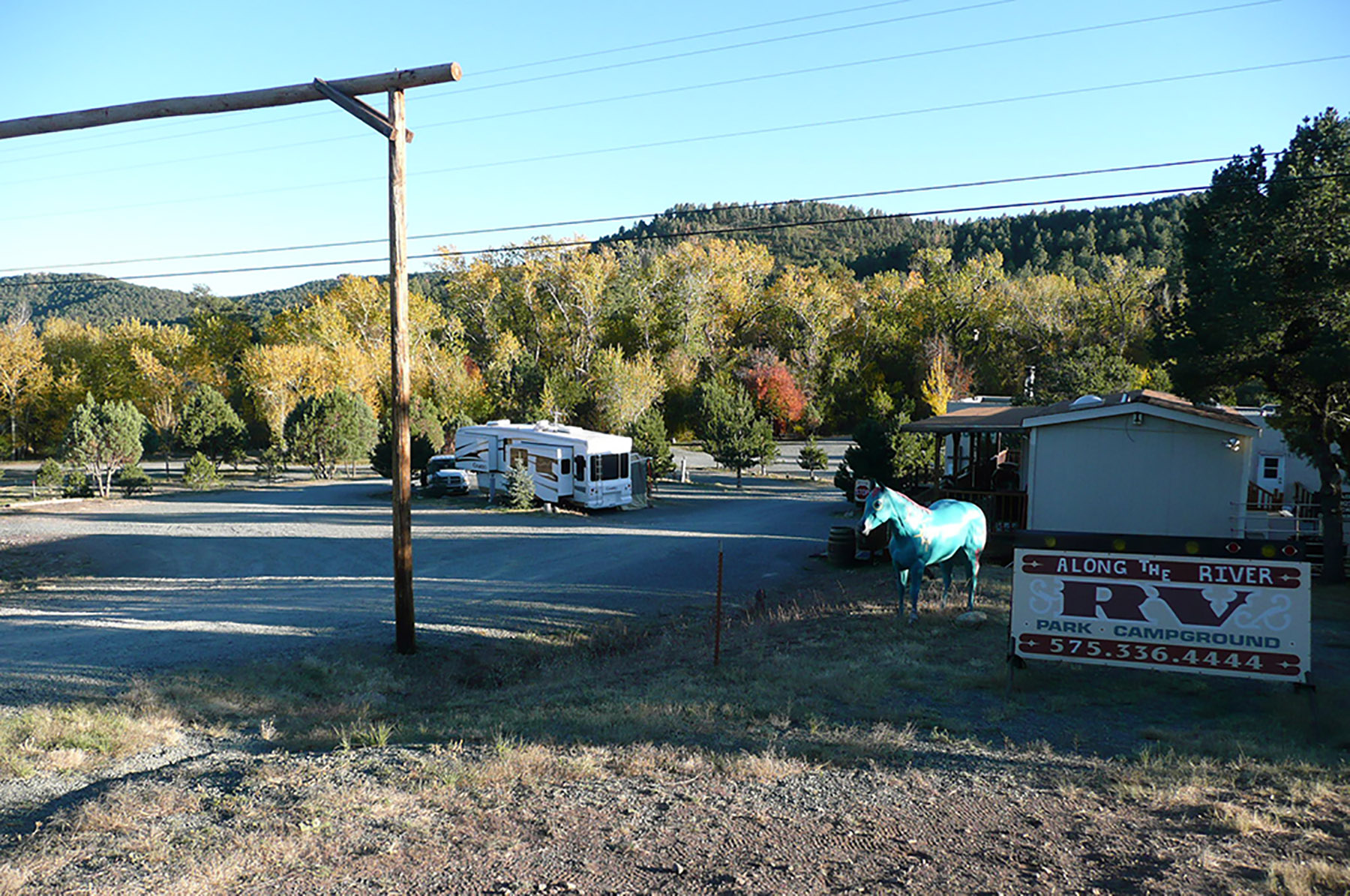 Along the River RV Park, Campground and Cabins - Capitan, New Mexico - glamping.directory