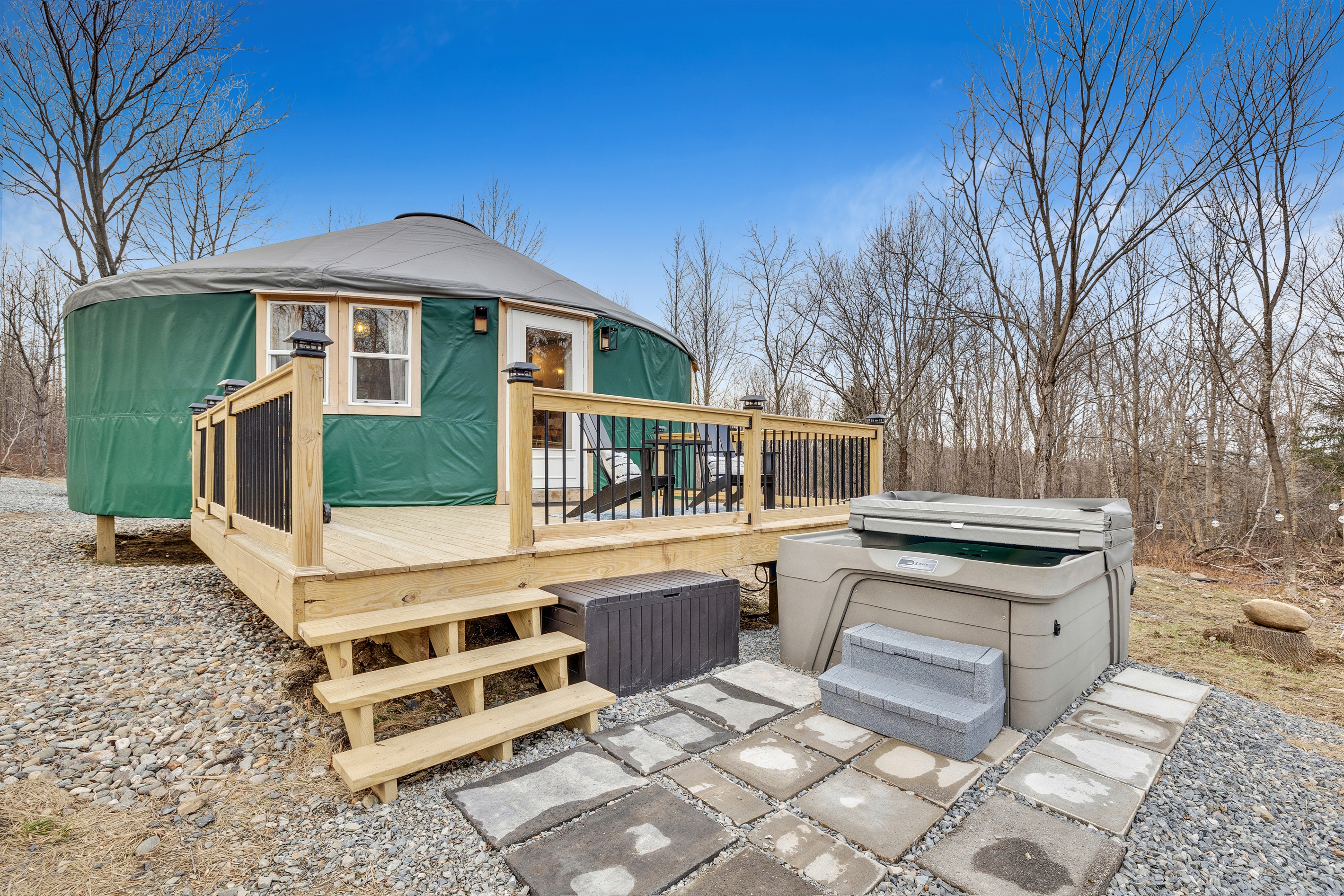 Take Yurt Time - Bakersfield, Vermont - glamping.directory
