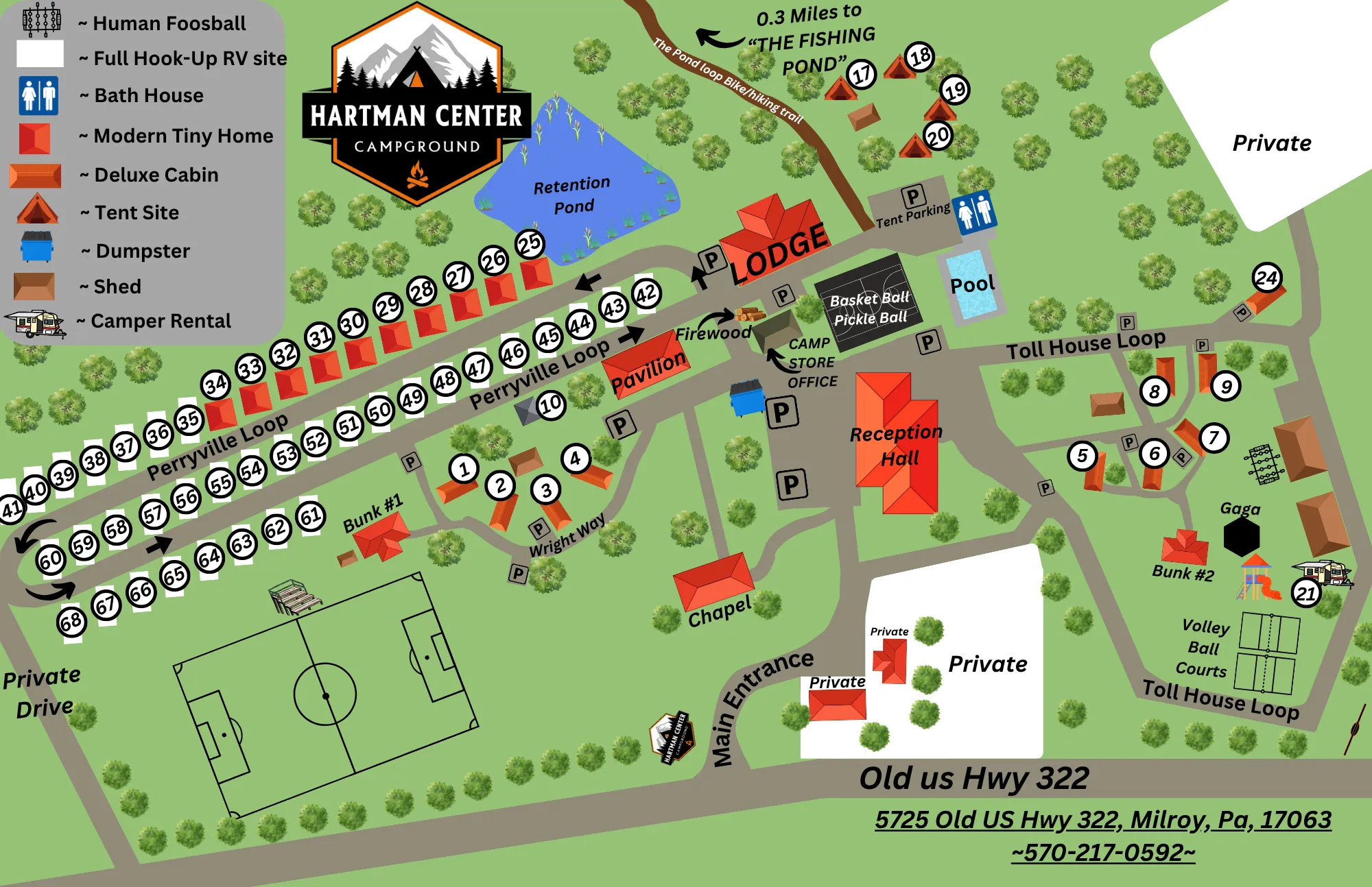 Hartman Center Campground and Retreat - Milroy, Pennsylvania - glamping.directory