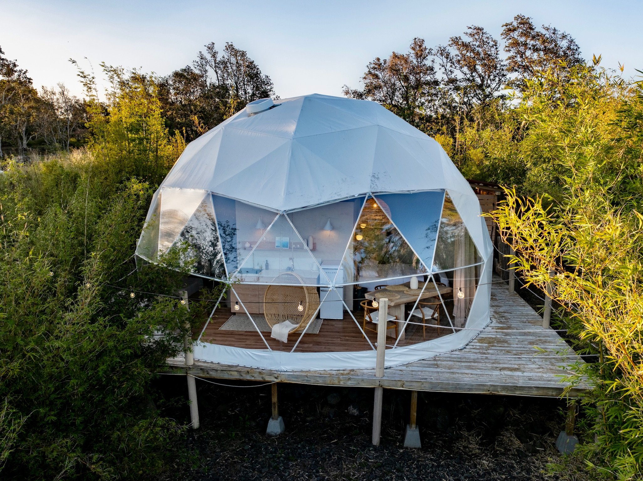 Keola Retreat Luxury Glamping Dome - Naalehu, Hawaii - glamping.directory