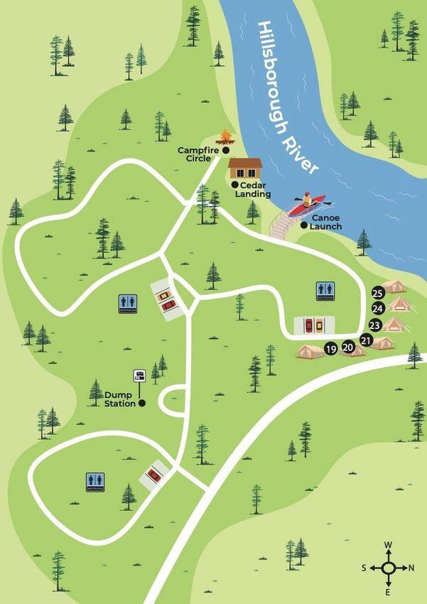 Timberline Glamping at Hillsborough River - Thonotosassa, Florida - glamping.directory