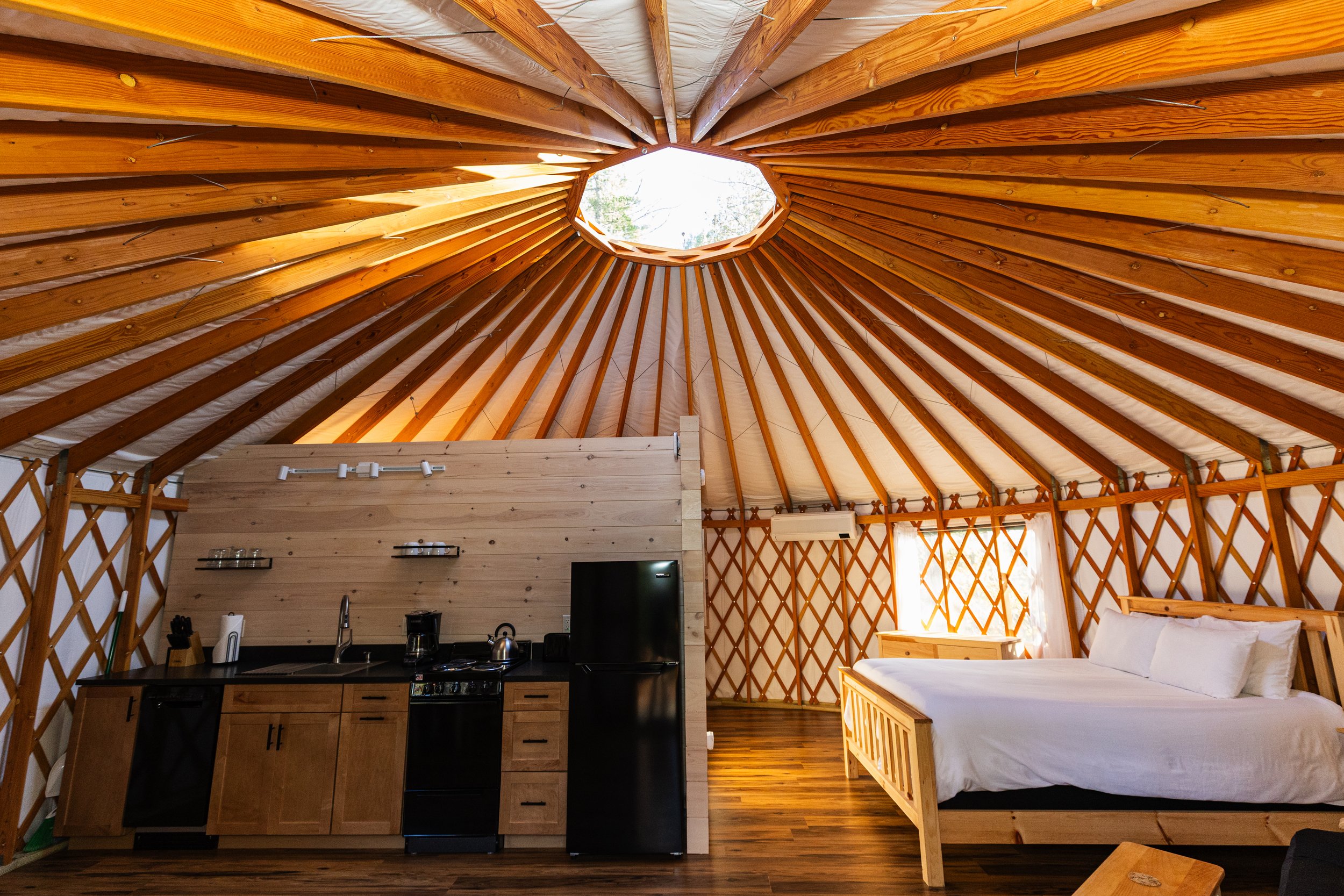 Evergreen Yurts - Bar Harbor, Maine - glamping.directory