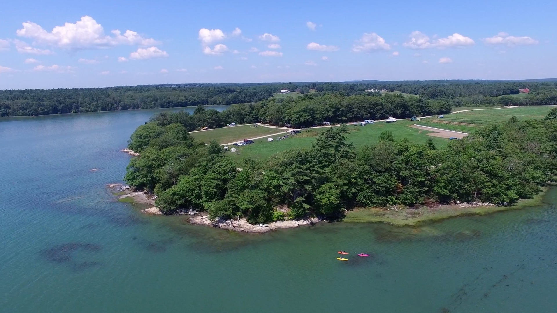 Wolfe's Neck Oceanfront Camping - Freeport, Maine - glamping.directory